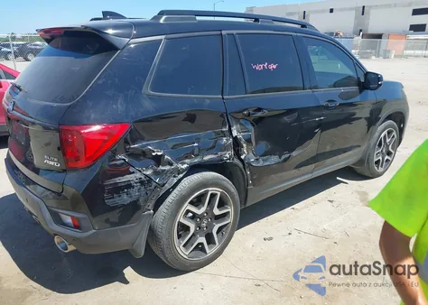 2023 Honda Passport Awd Elite из США, поврежденный, VIN 5FNYF8H03PB000106